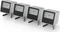 Streacom VU1 Dynamic Analogue Dials, Zeigermessgerät, Starter Kit, 1x Hub, 3x Dials, silber, 1.5", 4er-Pack Vorschaubild