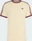 adidas 3-Streifen T-Shirt kurzarm warm vanilla/maroon (Herren) Vorschaubild