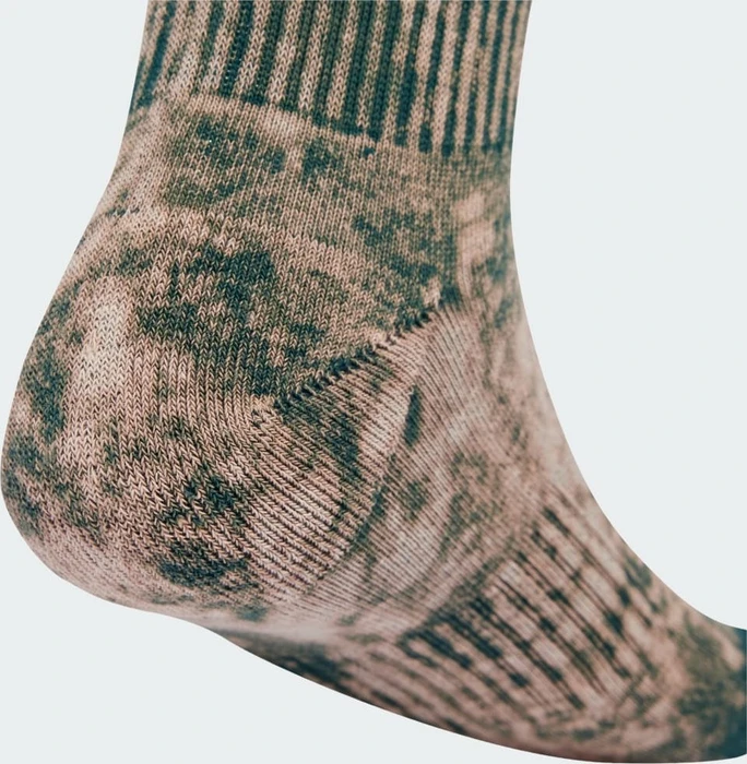 adidas Stonewash Crew Socken warm sandstone/aurora ivy/white, 3 Paare