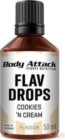 Body Attack Flav Drops Cookies 'N Cream 50ml