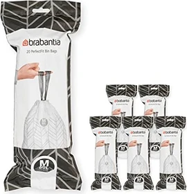 Brabantia PerfectFit Müllbeutel Typ M 60, 120 Stück