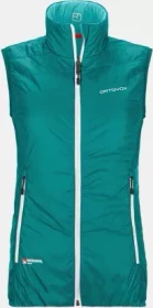 Ortovox Swisswool Piz Grisch Funktionsweste pacific green (Damen)