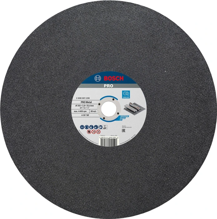 Bosch Professional A30TVBF Expert for Metal Trennscheibe, 355x2.8x25.4mm, 1 Stück