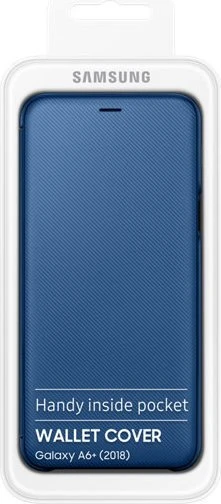 Samsung Flip Wallet für Galaxy A6+ (2018) blau