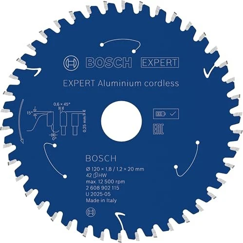 Bosch Professional Expert Cordless Kreissägeblatt 42Z, 120x1.2x20mm, 1 Stück
