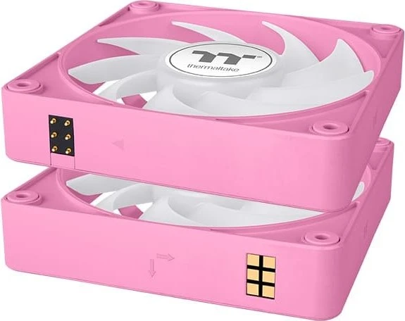 Thermaltake CT140 EX ARGB Sync Pink, rosa/weiß, 140mm, 3er-Pack