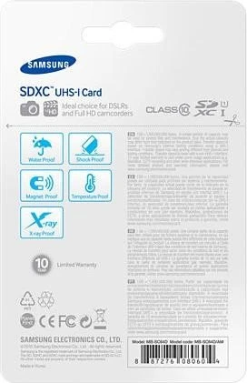 Samsung EVO+ R80/W20 64GB, UHS-I, Class 10