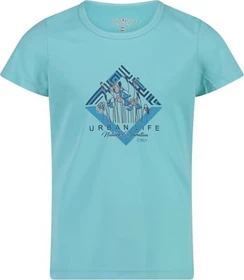 CMP Print Funktionsshirt kurzarm acqua/deep lake (Junior)