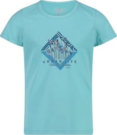 CMP Print Funktionsshirt kurzarm acqua/deep lake (Junior)