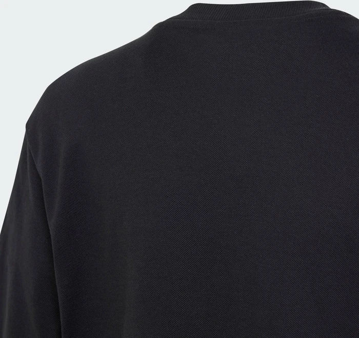 adidas Future Icons Logo Piqué T-Shirt kurzarm schwarz/weiß (Junior)
