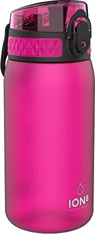 ion8 Leak Proof Kids Trinkflasche 400ml pink