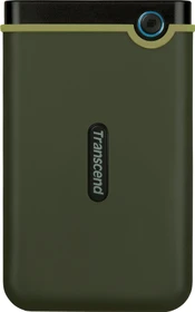 Transcend StoreJet 25M3 Slim, grün, Military Green, 1TB, USB 3.0 Micro-B