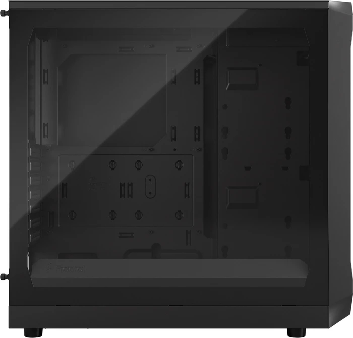 Fractal Design Focus 2, schwarz, Glasfenster