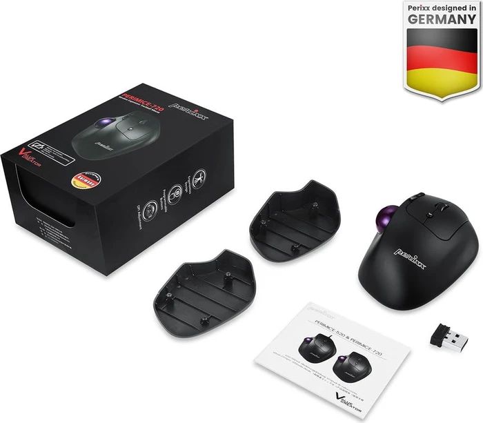 Perixx PERIMICE-720, schwarz, Bluetooth (11449) – Bild 2 von 2