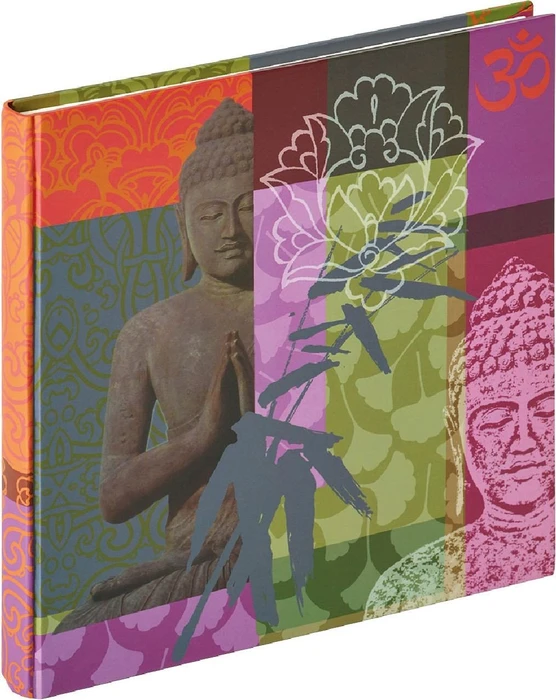 Walther Design Buch Fotoalbum Buddha 26x25 rot