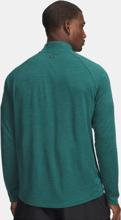 Under Armour Tech Textured Funktionsshirt langarm rack green/black (Herren)