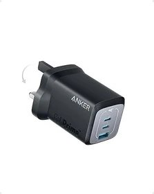 Anker Prime 67W GaN Wandladegerät (3 Ports) schwarz