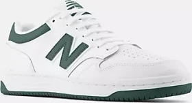 New Balance 480 white/nightwatch green/light aluminum (Herren)
