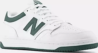 New Balance 480 white/nightwatch green/light aluminum (Herren)