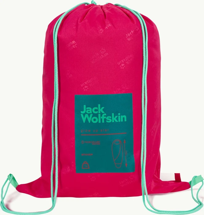 Jack Wolfskin Grow Up Dreamer Mumienschlafsack pink dahlia (Junior)