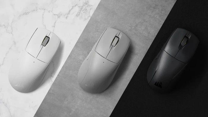 Corsair M75 AIR Ultra-Lightweight Wireless Gaming Mouse, weiß, USB/Bluetooth