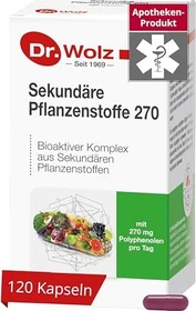 Dr. Wolz Sekundäre Pflanzenstoffe 270 Kapseln, 120 Stück