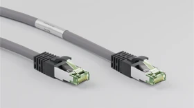 goobay Patchkabel, Cat8.1, S/FTP, RJ-45/RJ-45, 0.25m, grau