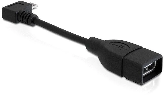 DeLOCK USB 2.0 Kabel Micro-B/A-Buchse, 0.1m