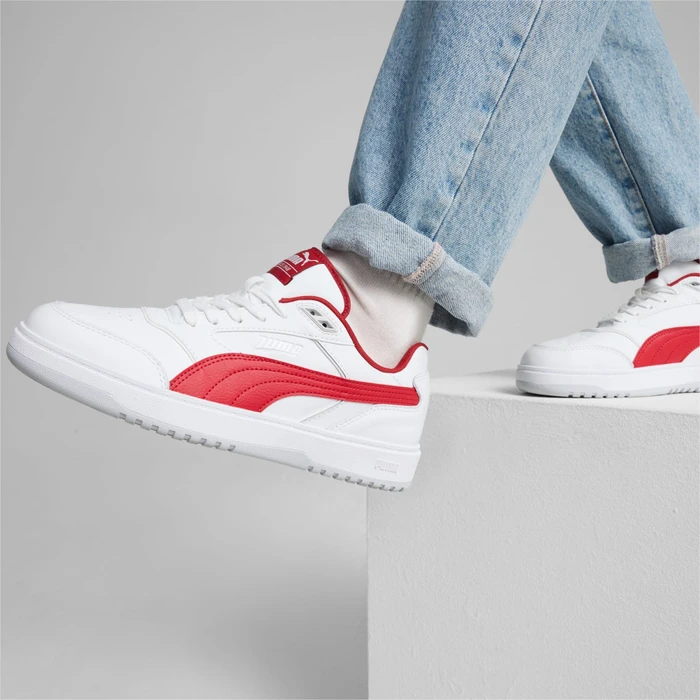 Puma Doublecourt puma white/club red