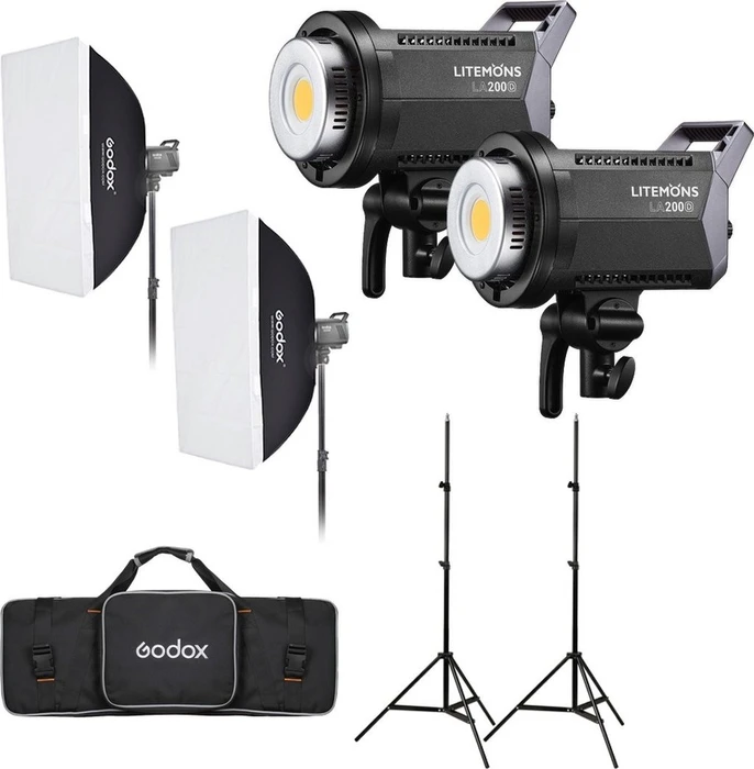 Godox 2-Light Set Litemons LA200D-K2