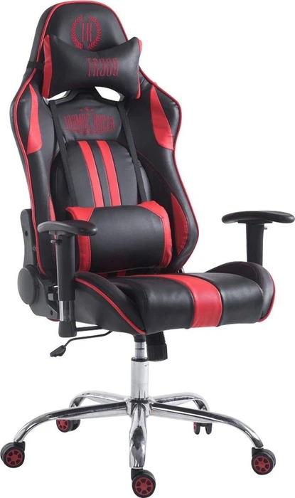 CLP Racing Limit Kunstleder Gamingstuhl, schwarz/rot