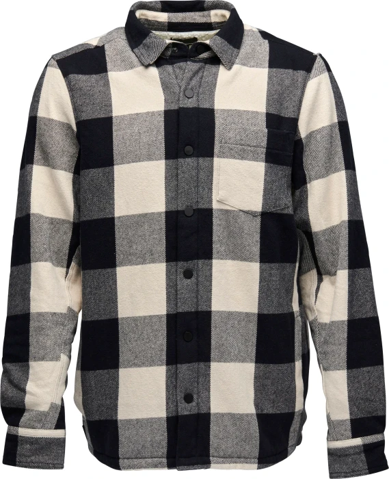Black Diamond Project Lined Flannel Hemd langarm black/off white (Herren)