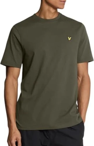 Lyle & Scott Plain T-Shirt kurzarm olive (Herren)