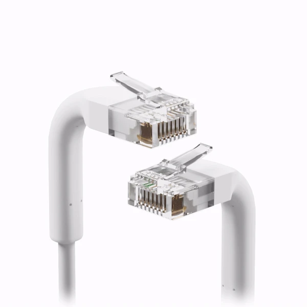 Ubiquiti UniFi Patchkabel, Cat6, RJ-45/RJ-45, 0.3m, weiß