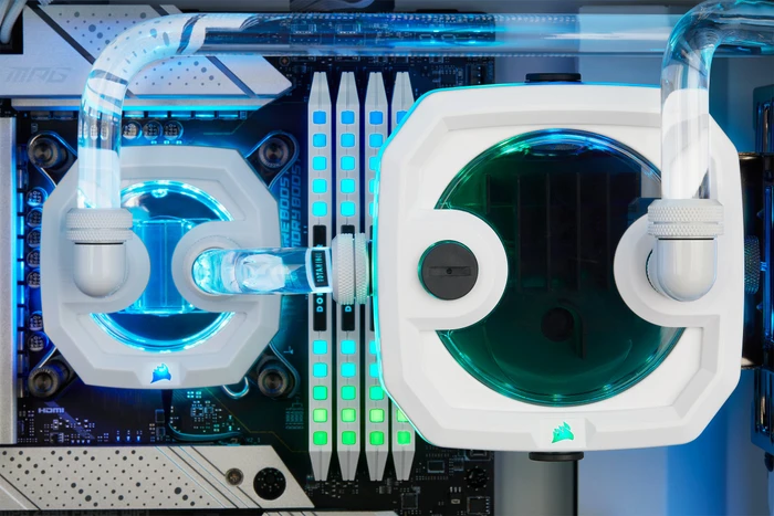 Corsair Hydro X Series iCUE XH303i RGB PRO Custom Cooling Kit, weiß