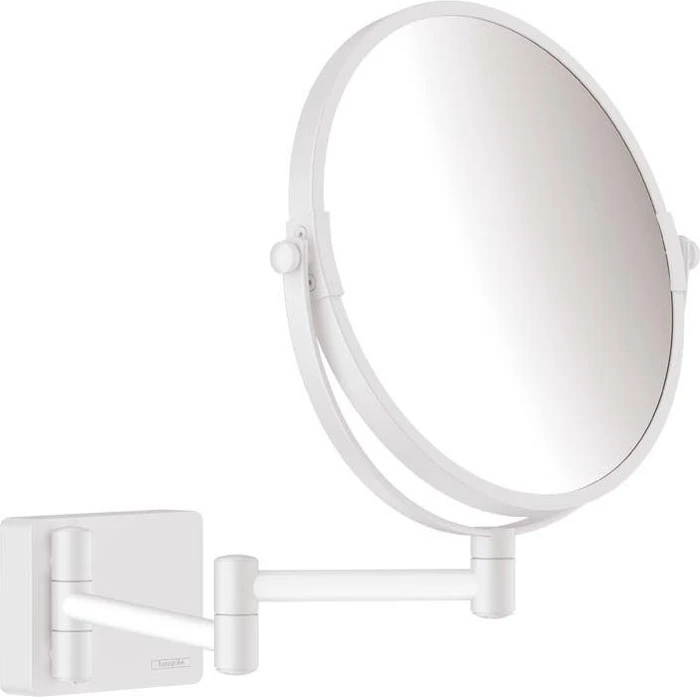 Hansgrohe AddStoris Kosmetikspiegel Rasierspiegel mattweiß