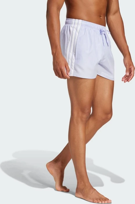 adidas 3-Streifen 3-Inch Badeshorts violet tone/white (Herren)