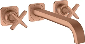 Hansgrohe Axor Citterio E Waschbeckenarmatur Unterputz brushed red gold