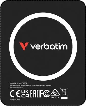 Verbatim Snapback Ultra Slim, schwarz, 512GB, USB-C 3.2