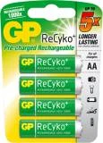GP Batteries ReCyko+ Mignon AA NiMH 2050mAh, 4er-Pack