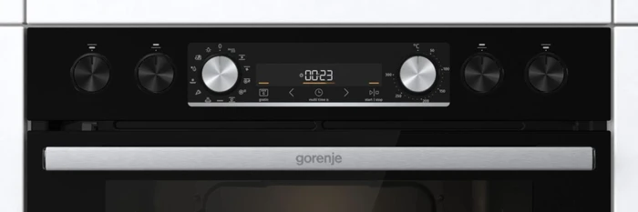Gorenje Black Set 4 Pyrolyse (BCPX6737E05BG + ECD634X) Einbauherd-Set