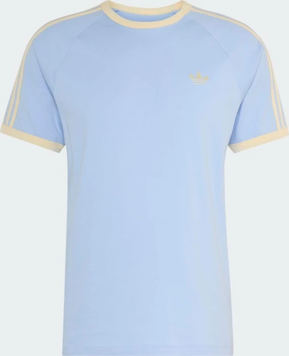 adidas 3-Streifen T-Shirt kurzarm blue dawn/warm vanilla (Herren)