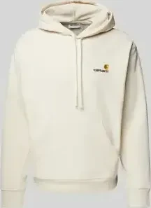 Carhartt Hooded American Script Sweatshirt Hoodie natural (Herren)