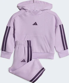 adidas Essentials Trainingsanzug powder plum/aurora plum (Junior)
