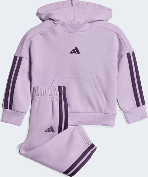 adidas Essentials Trainingsanzug powder plum/aurora plum (Junior)