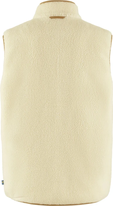 Fjällräven Vardag Pile Fleece Weste chalk white/buckwheat brown (Herren)