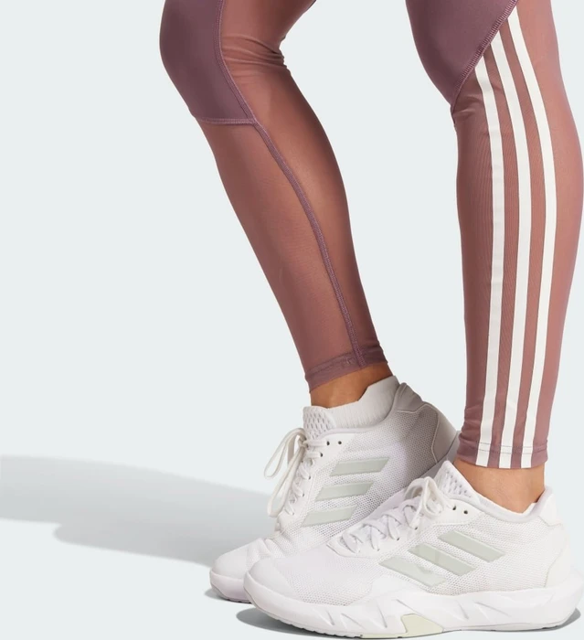 adidas Hyperglam Full-Length Hose lang shadow fig/white (Damen)