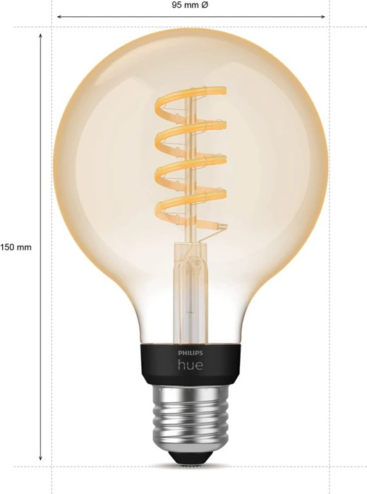 Philips Hue White Ambiance 550 Filament E27 7W G93