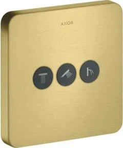 Hansgrohe Axor ShowerSelect softcube Kontrollfeld mit 3 Ventilen