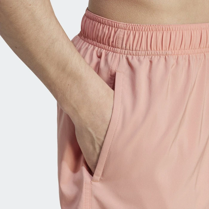 adidas Solid CLX Short-Length Badeshorts wonder clay/black (Herren)